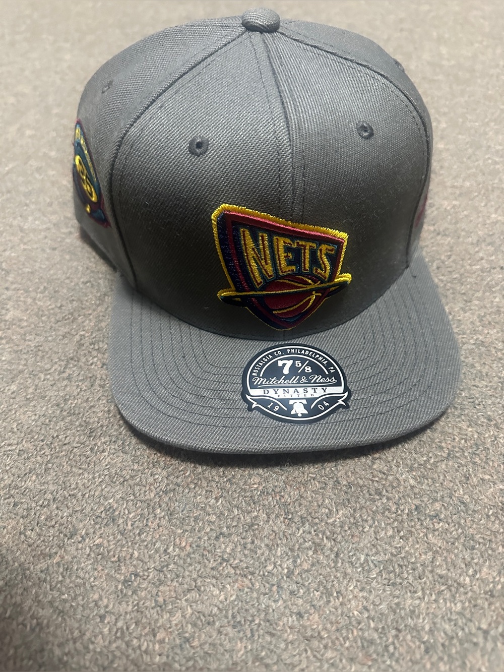 Mitchell & Ness NBA New Jersey Nets HWC Core Side Hat 7 5/8”